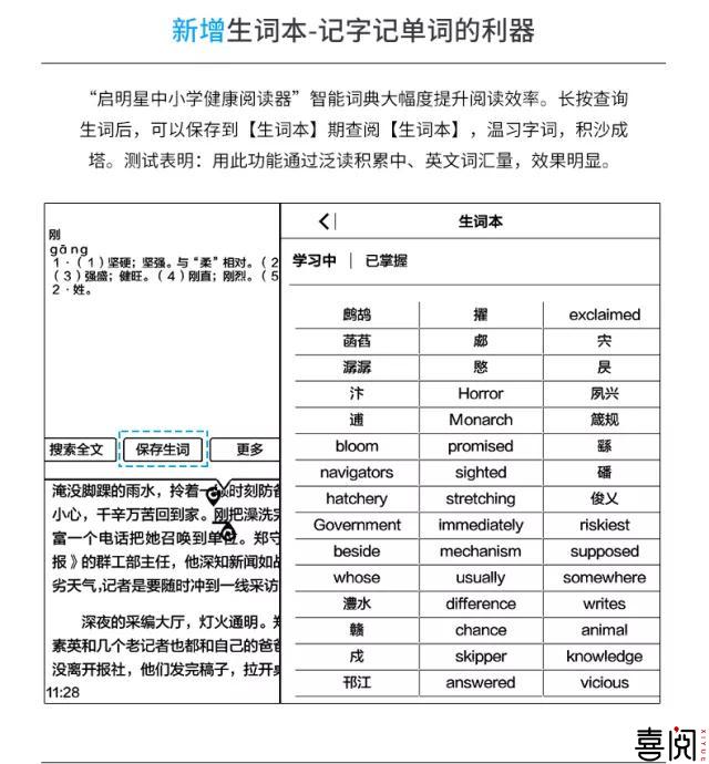 配套中小学“新教材” 启明星中小学生健康阅读器学习神助攻 配套中小学“新教材” 启明星中小学生健康阅读器学习神助攻
